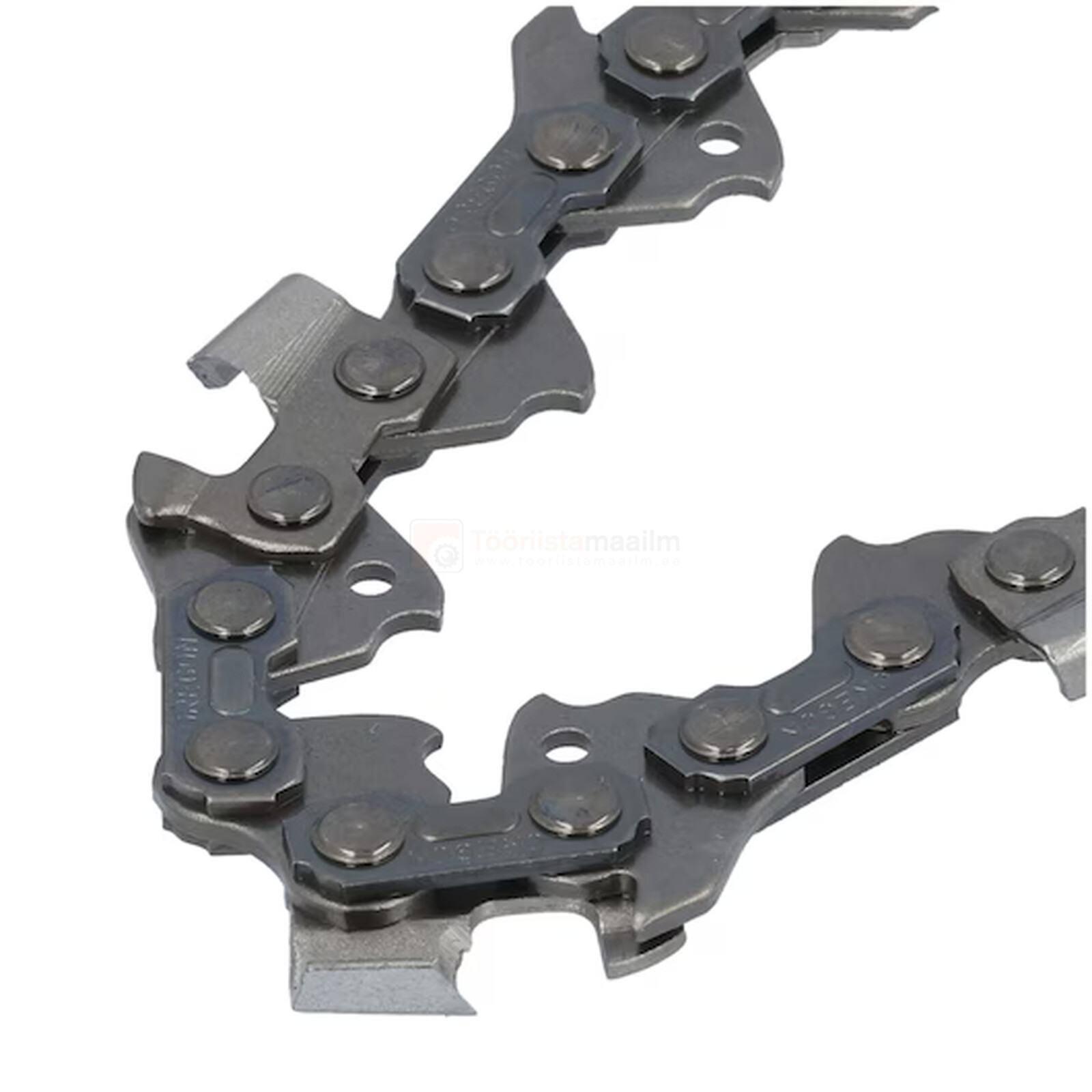 Pildil on DeWalt saekett, millel on näha saeketi lülid ja lõikehambad.