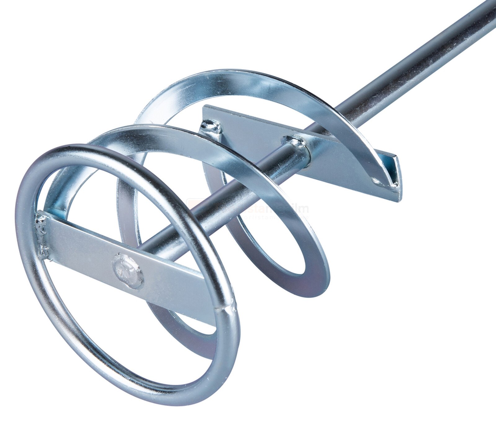 Pildil on Makita vispel 120 x 600 mm, M14, mis on mõeldud viskoossete materjalide segamiseks.