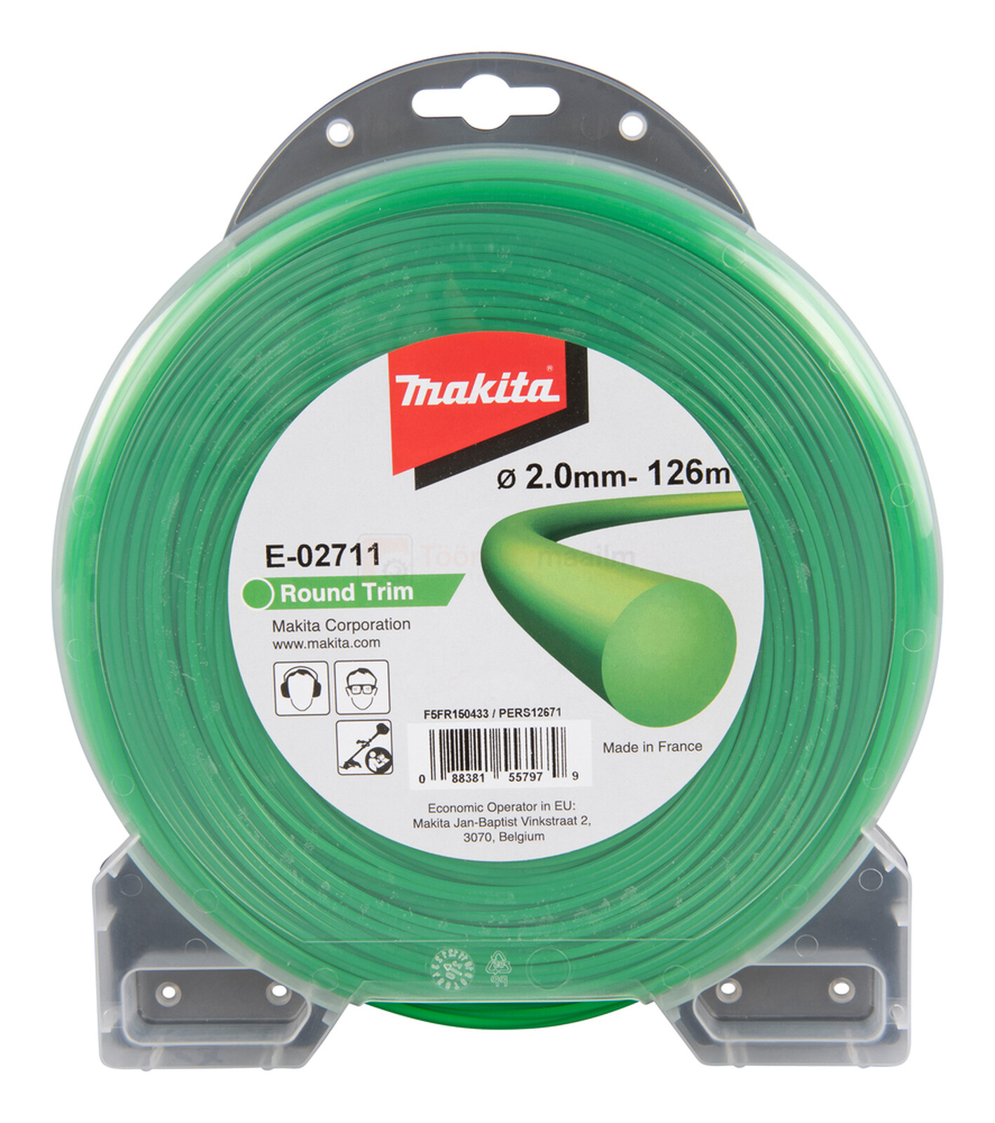 Makita trimmijõhv 2,0 mm x 126 m, ümar