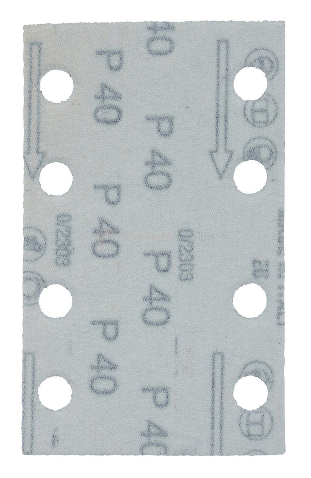 Pildil on Makita lihvvõrk, millel on augud ja peal kirjas "P 40".