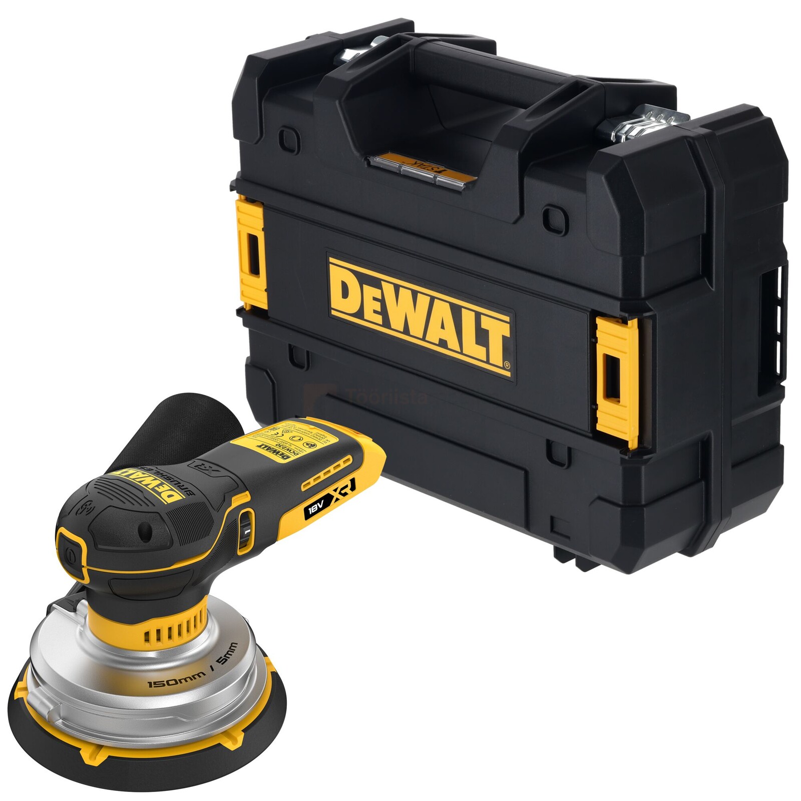DeWalt akumuliatorinis ekscentrinis šlifuoklis DCW230NT, be akumuliatoriaus ir įkroviklio