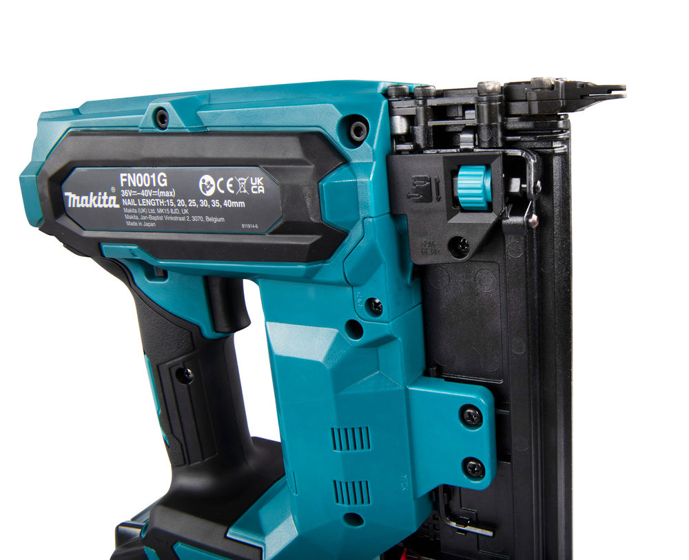 Аккумуляторный гвоздезабивной пистолет Makita FN001GZ, без аккумулятора и зарядного устройства