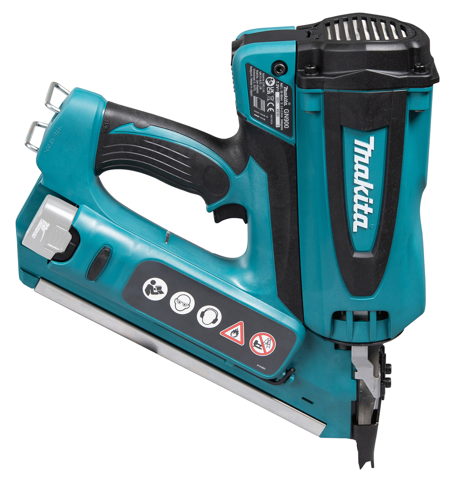 Makita газовый гвоздезабивной пистолет GN900ZK, без аккумулятора и зарядного устройства