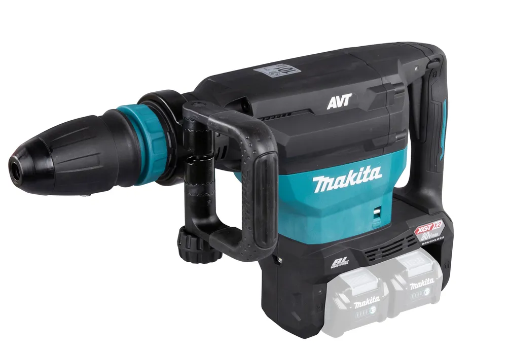 Pildil on Makita akupiikvasar HM002GZ03, mis on tööriist raskete materjalide purustamiseks ja lammutamiseks.