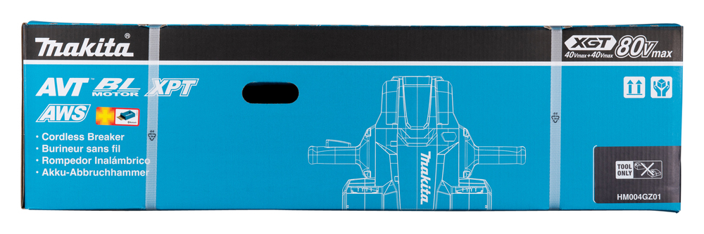 Аккумуляторный отбойный молоток Makita HM004GZ01, без аккумулятора и зарядного устройства