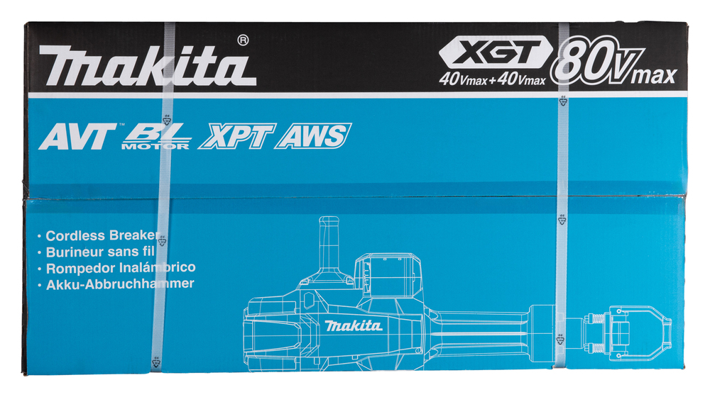 Аккумуляторный отбойный молоток Makita HM004GZ01, без аккумулятора и зарядного устройства