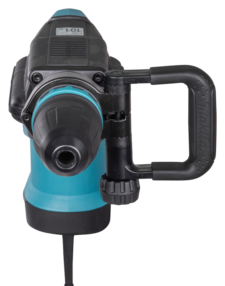 Pildil on Makita piikvasar HM1213C SDS-MAX, millel on näha tööriista korpus, käepide ja detailid.
