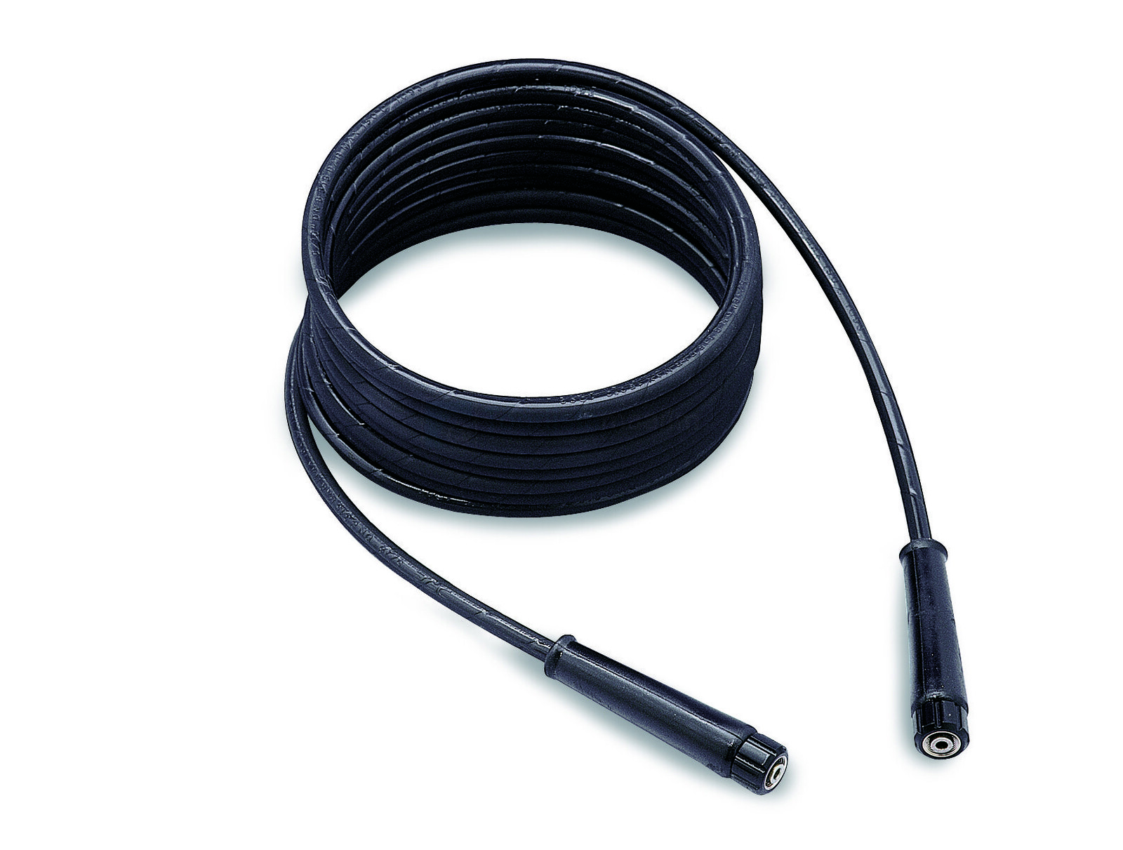 Pildil on musta värvi IPC Portotecnica kuumaveepesuri Galax H4 D1915P T jaoks mõeldud pikenduskaabel.