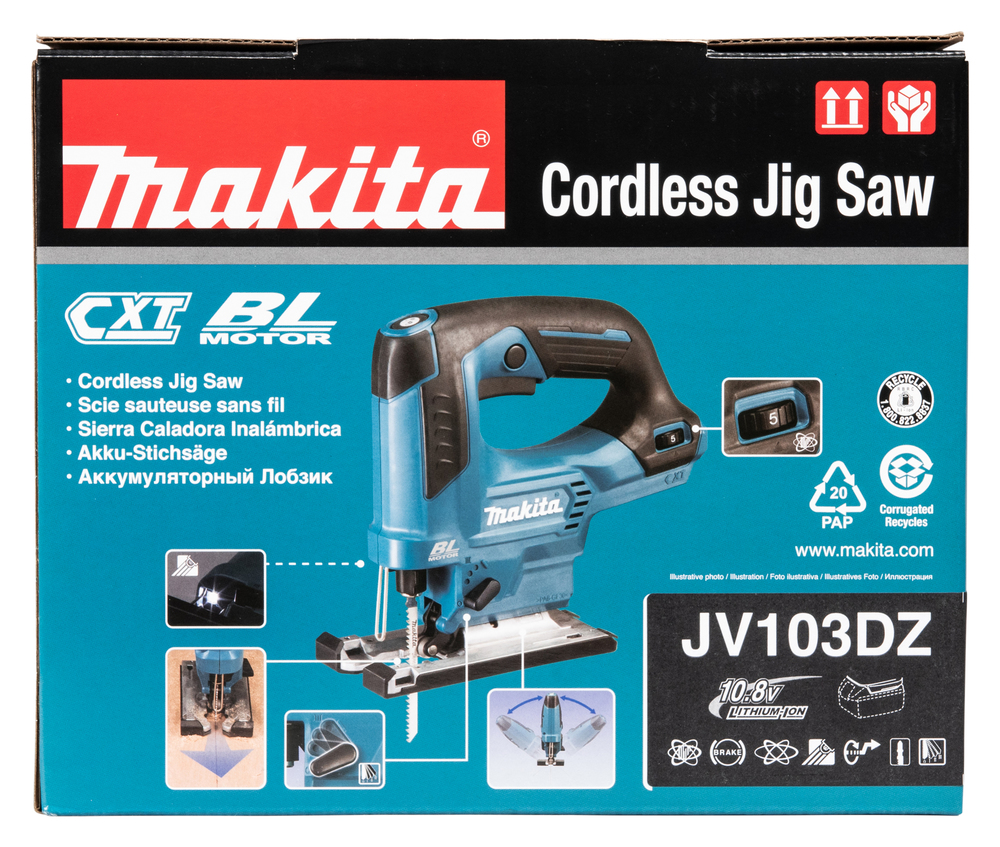 Makita akutikksaag JV103DZ, ilma aku ja laadijata