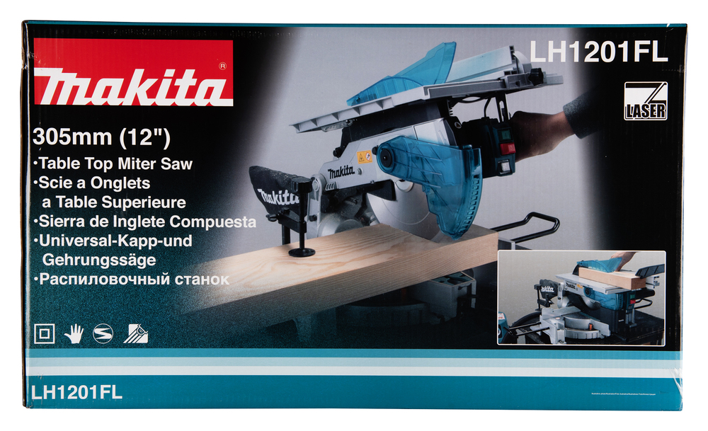Makita дисковая и угловая пила LH1201FL