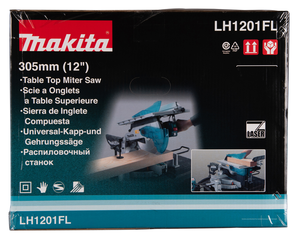 Makita дисковая и угловая пила LH1201FL