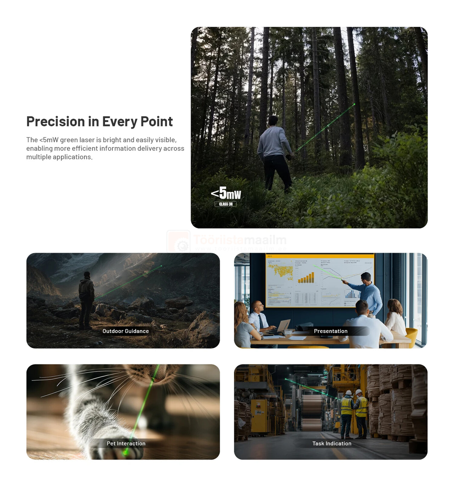 Nitecore taskulamp EDC17, 1500 lm valge valgus / UV / roheline laser