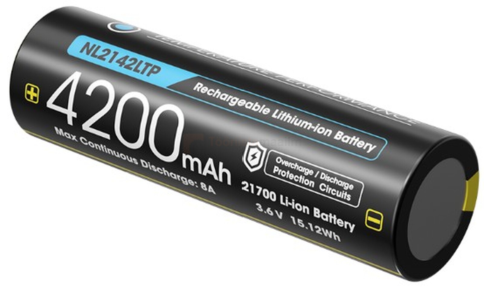 Nitecore aku NL2142LTP 4200 mAh, tüüp 21700 2