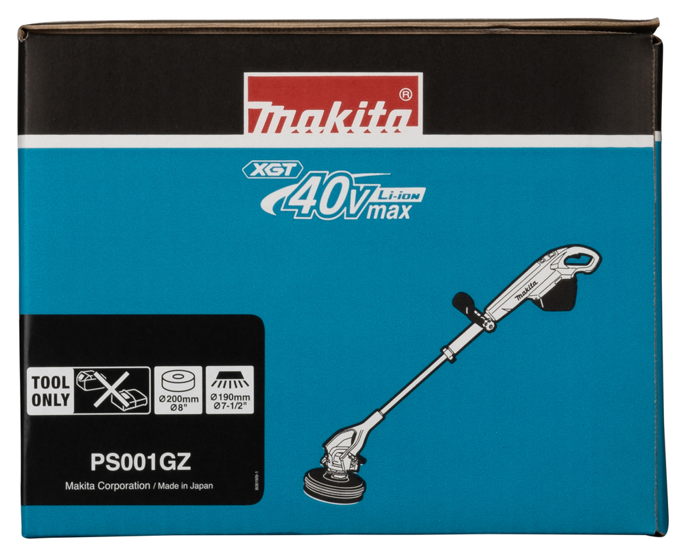 Makita cordless floor care machine PS001GZ, without battery and charger