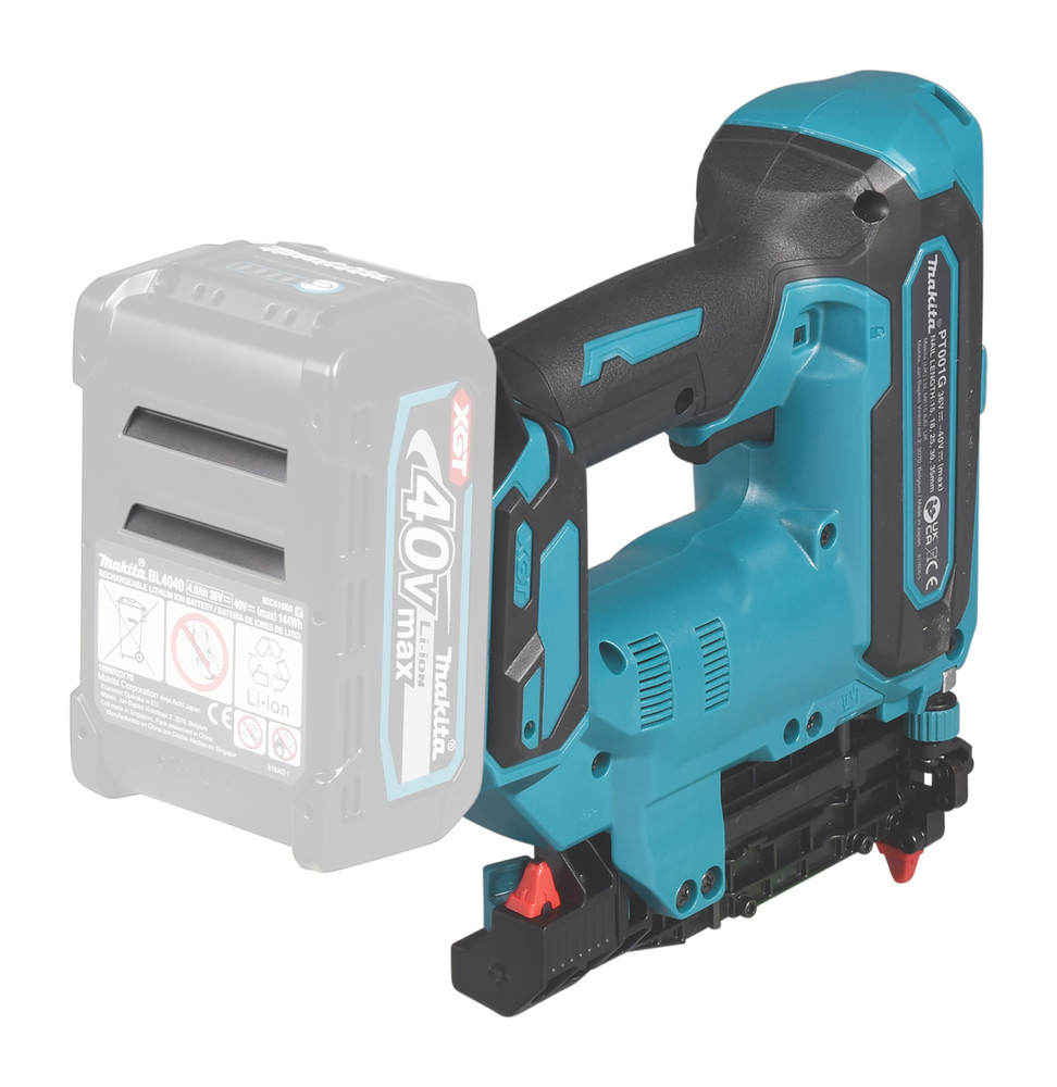 Makita аккумуляторный нейлер PT001GZ, без аккумулятора и зарядного устройства