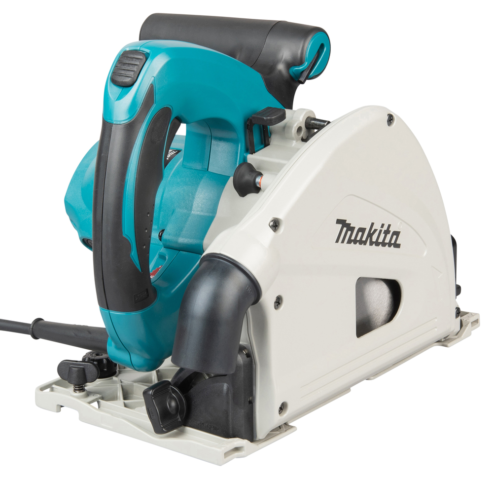 Pildil on Makita SP6000J ketassaag, näidates selle disaini ja struktuuri.