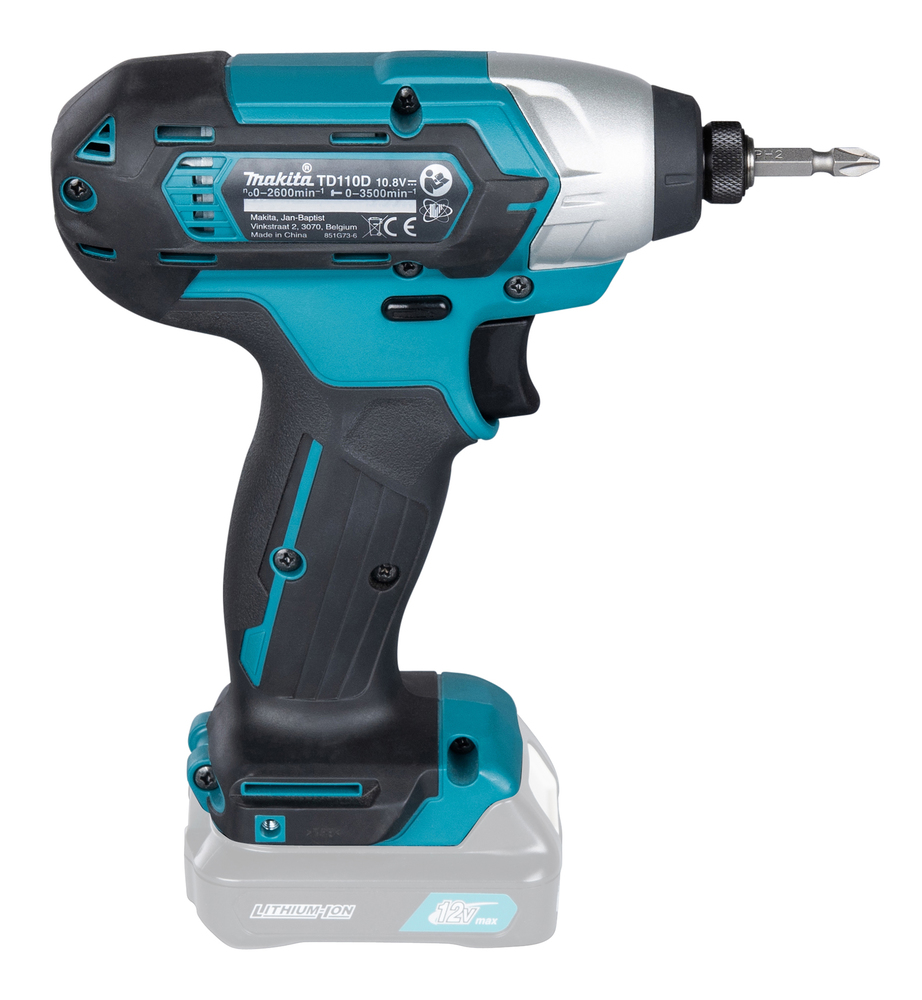 Аккумуляторный ударный винтоверт Makita TD110DZ, без аккумулятора и зарядного устройства