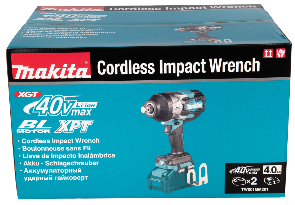 Аккумуляторный ударный гайковерт Makita TW001GM201