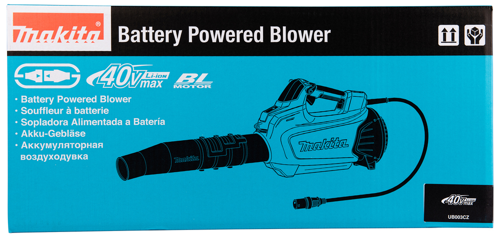 Makita cordless blower UB003CZ, without battery and charger