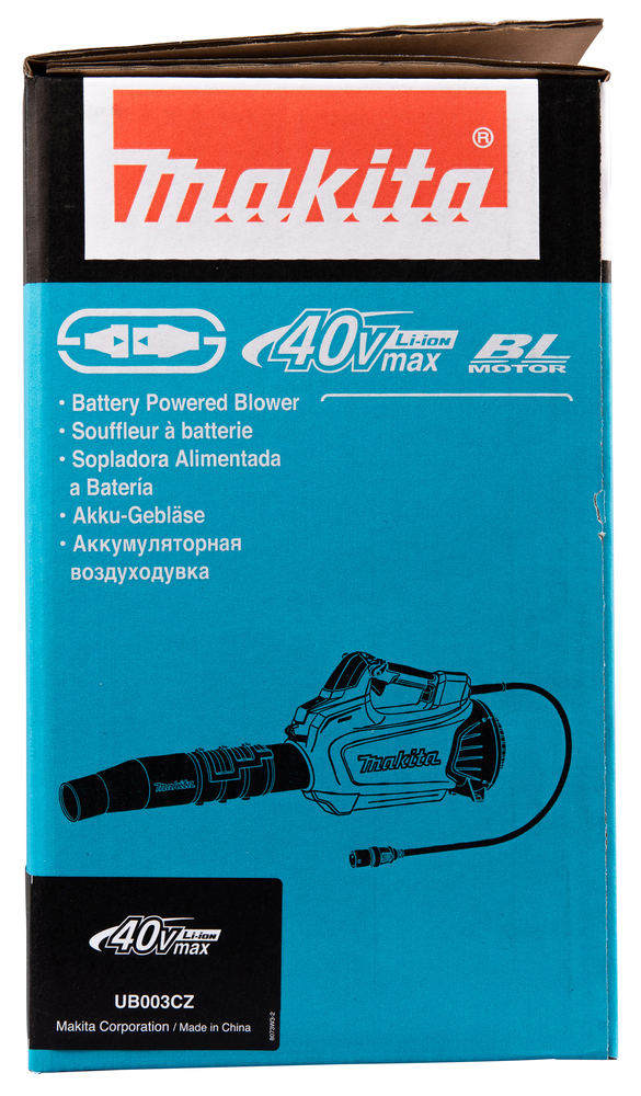 Makita cordless blower UB003CZ, without battery and charger