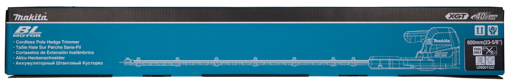 Makita cordless hedge trimmer UN001GZ XGT, without battery and charger