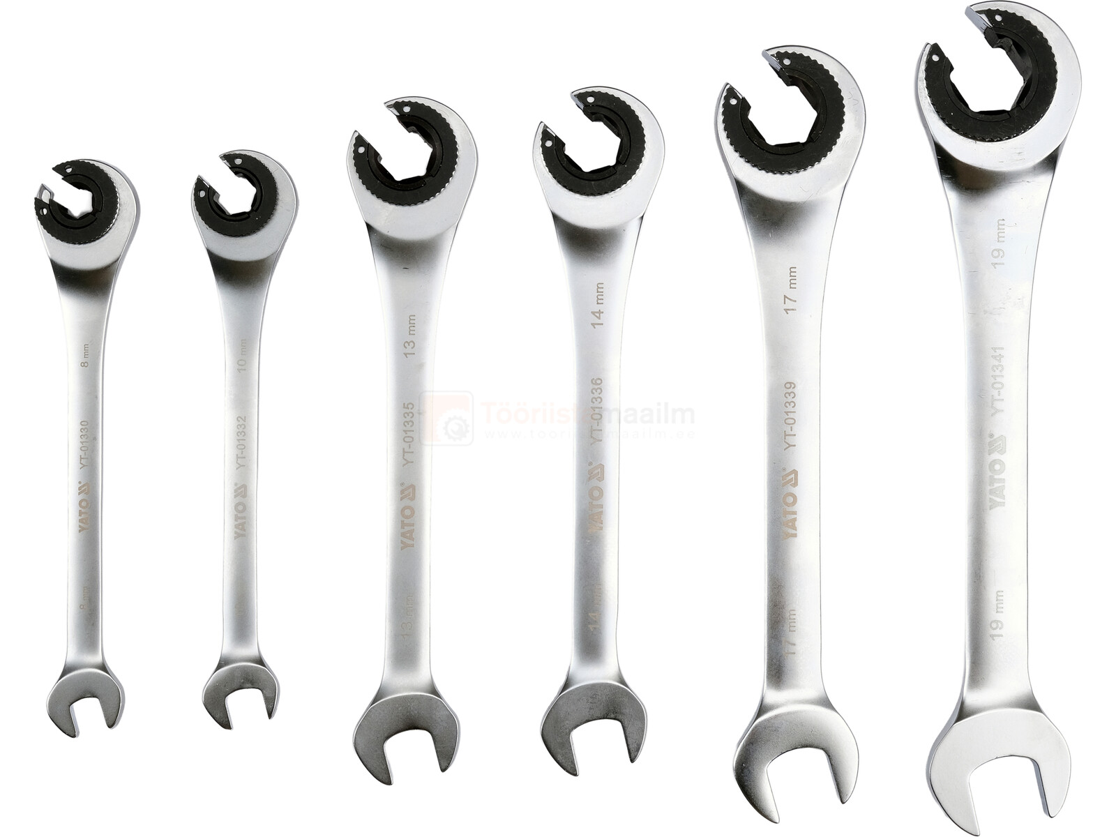 Набор рожково-накидных ключей YATO; 6 частей