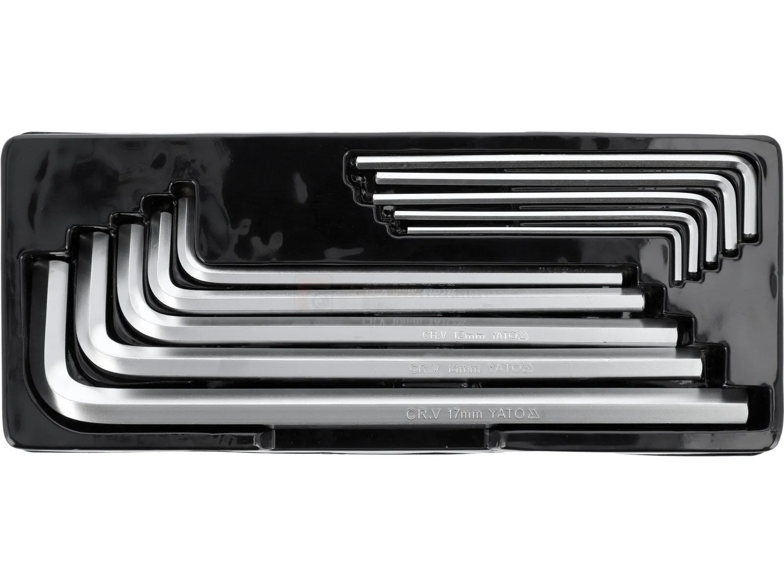 YATO Hex Key Set 3-17 mm, 10-piece