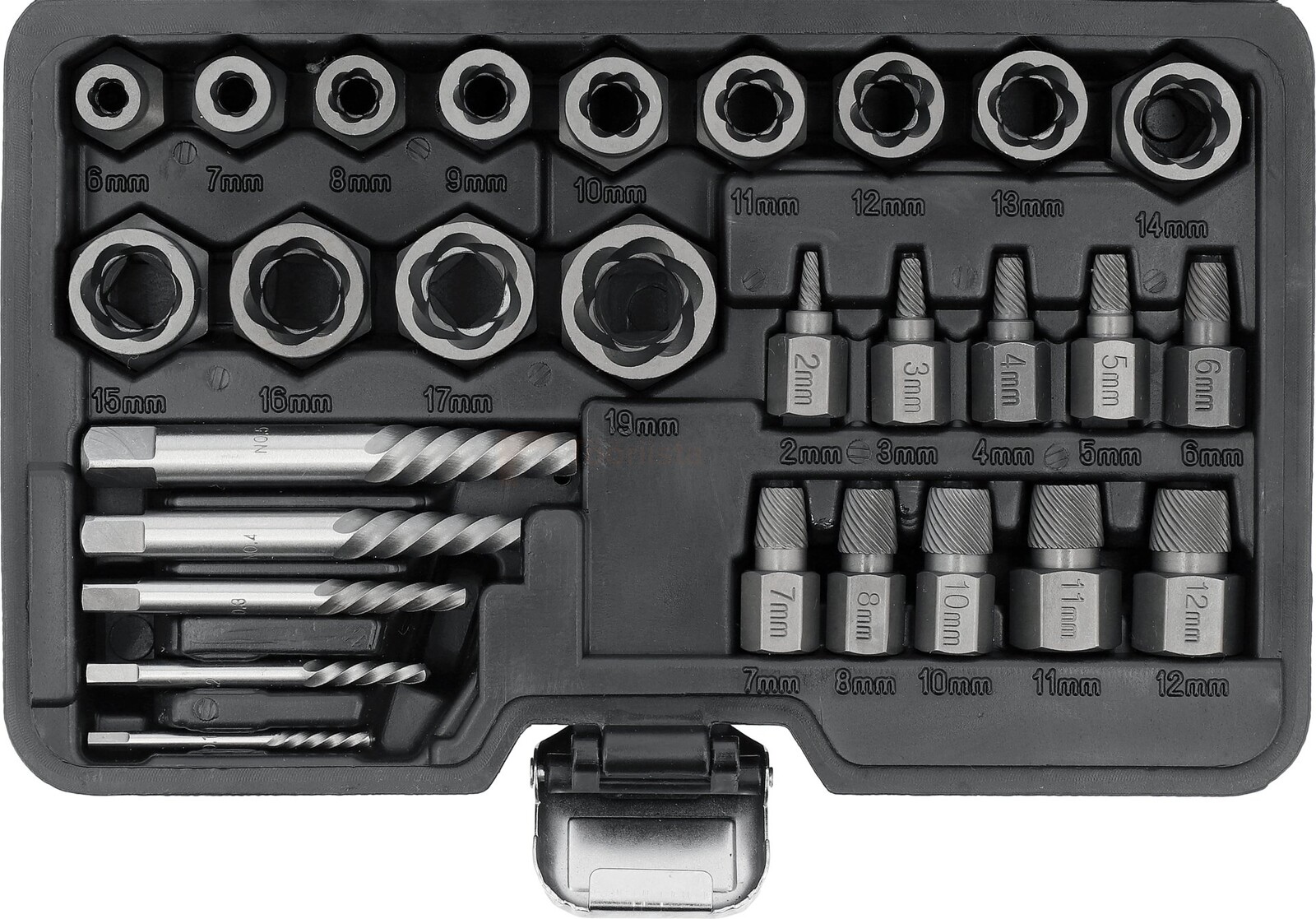 YATO kahjustatud mutrite ja murdunud poltide eemaldajate komplekt, 40-osaline 3