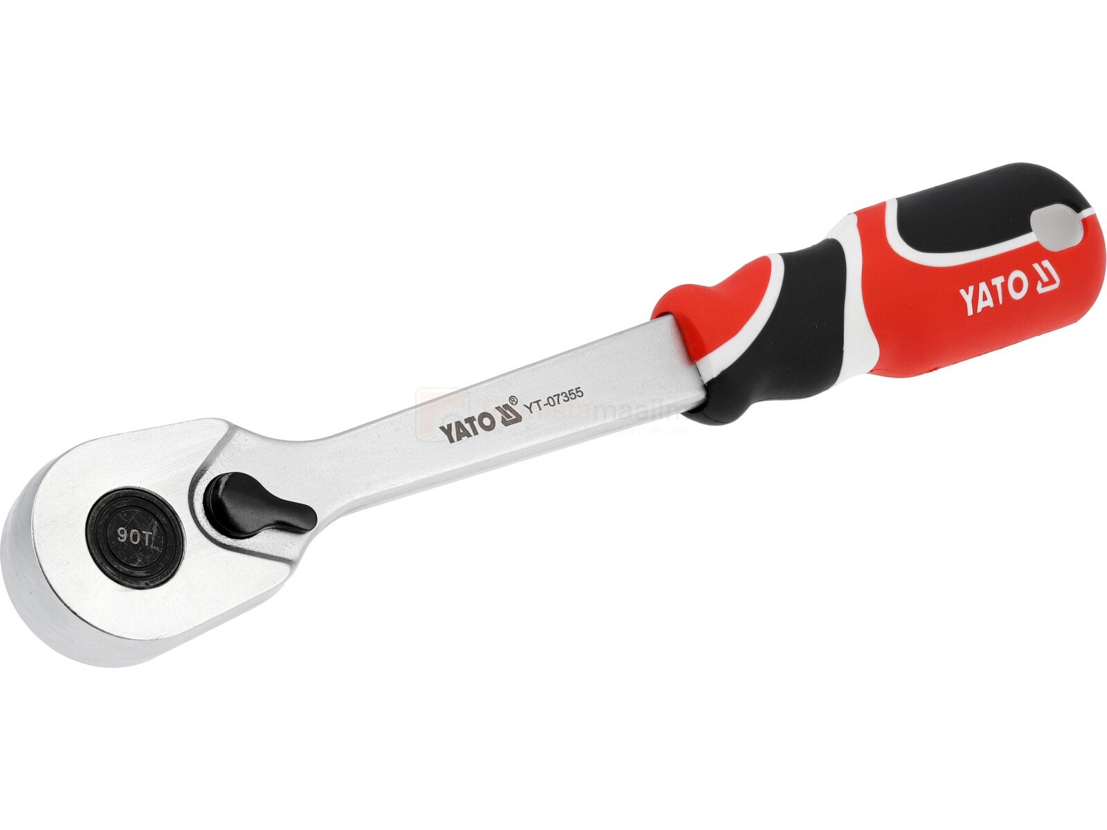 Pildil on Yato narre, millel on punase-musta värvi käepide ja mis on mõeldud kasutamiseks mutrite ja poltide keeramisel.