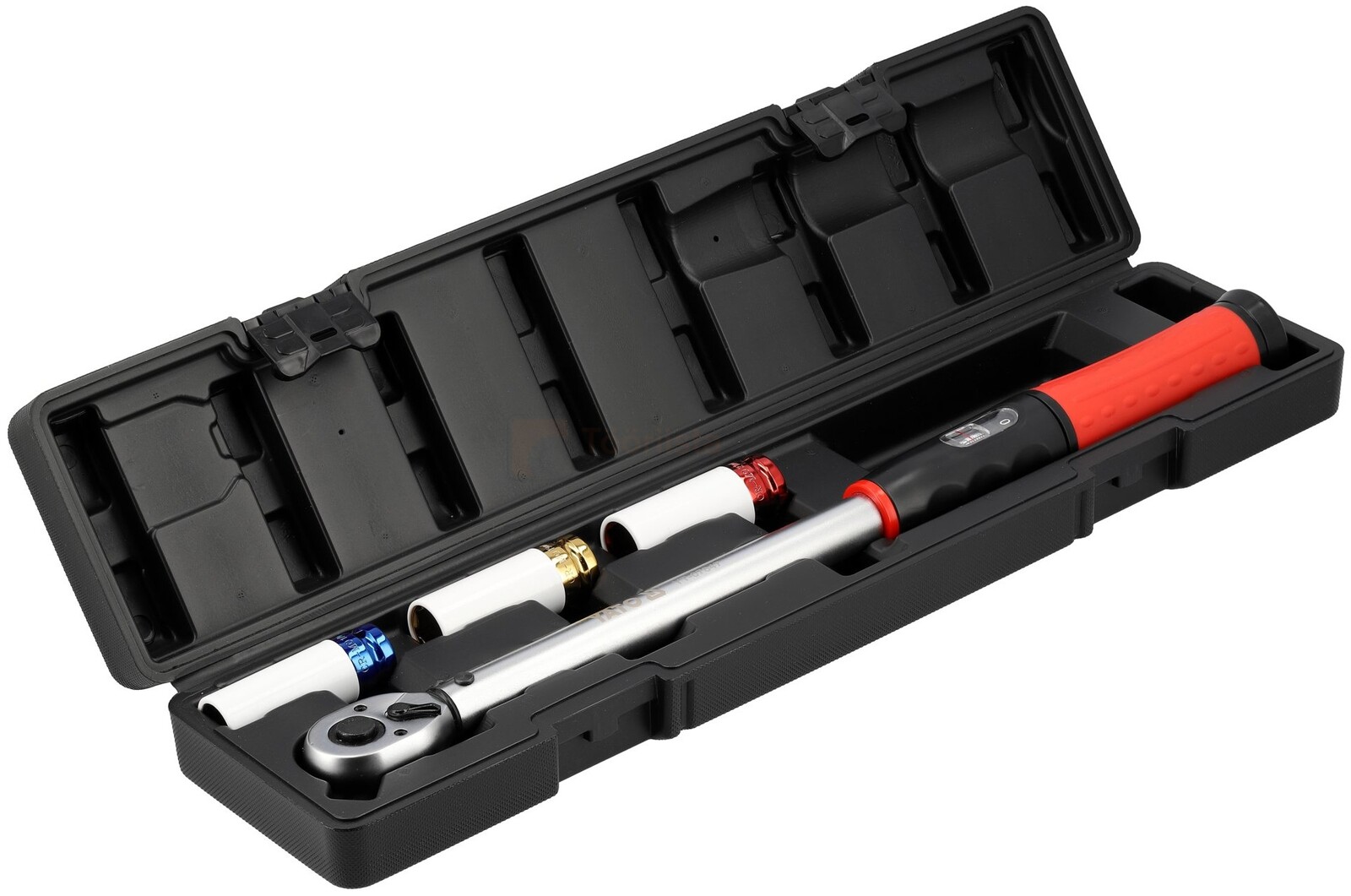 YATO momentvõtme ja veljepadrunite komplekt 1/2" 40-220 Nm 4-osaline