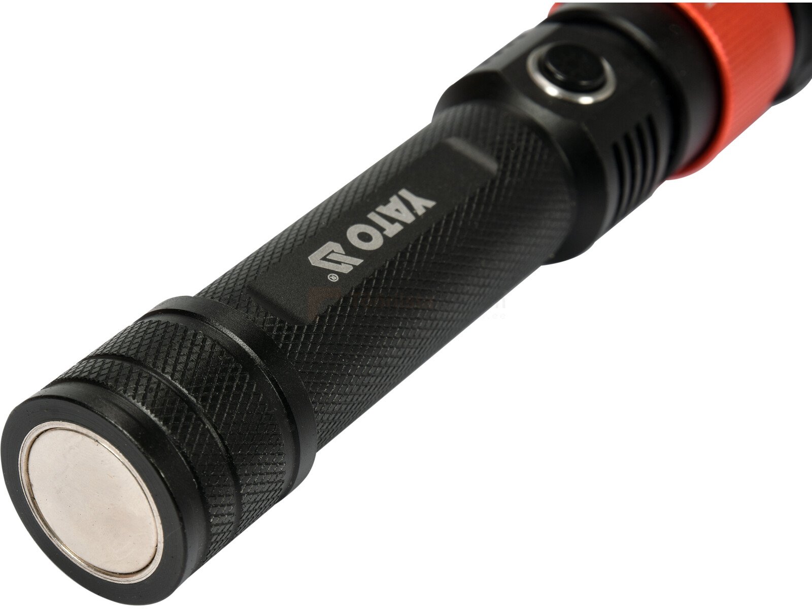 Pildil on YATO LED töövalgusti, millel on magnetiline ots ja mis näeb välja nagu 3IN1 mudel.