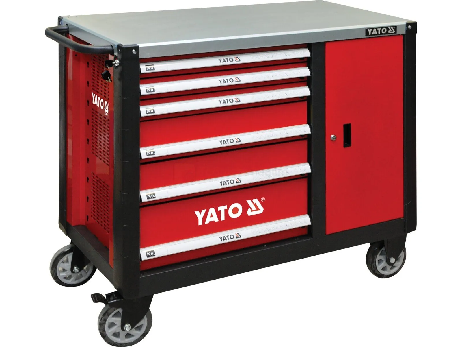 YATO тележка для инструментов 1000 x 1130 x 570 мм с 6 ящиками