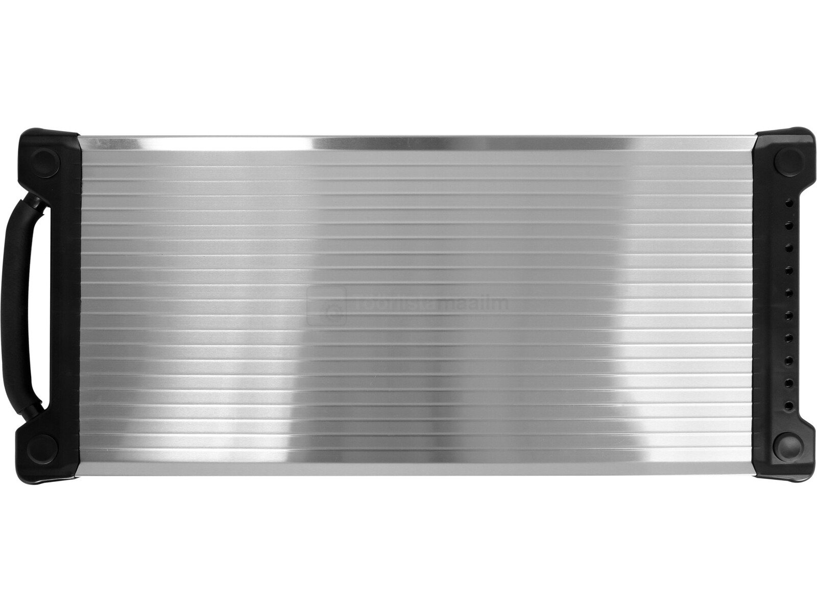 Pildil on YATO tööriistakäru, millel on horisontaalsed sooned ja mustad käepidemed mõlemas otsas.