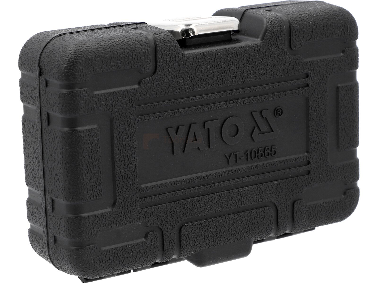 Pildil on must Yato pikkade veljepadrunite komplekti karp, mis sisaldab 1/2" padrunid suurusega 17, 19 ja 21 mm.