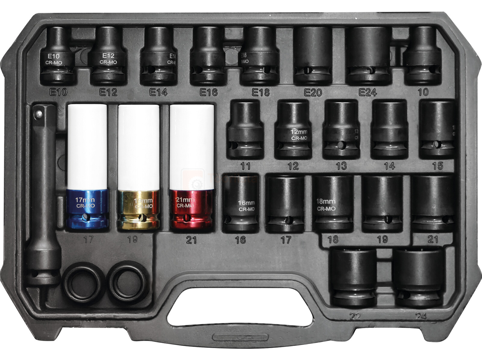 Набор ударных головок YATO 1/2"