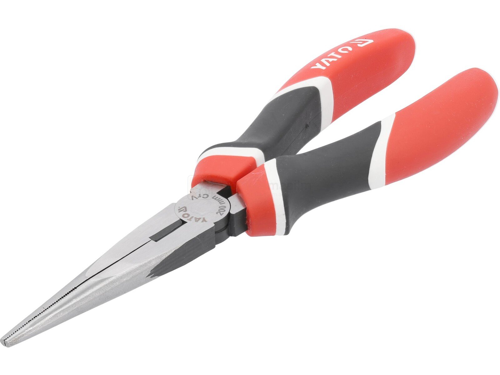 Pildil on YATO koonusmokktangid pikkusega 200 mm, millel on punase ja musta värvi käepidemed.