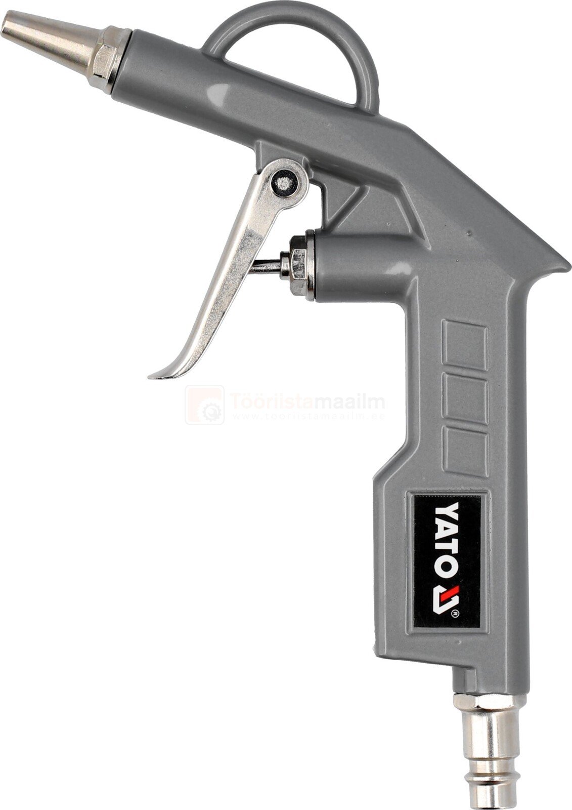 Pildil on Yato õhupüstol, millel on hall korpus, päästik ja otsik.