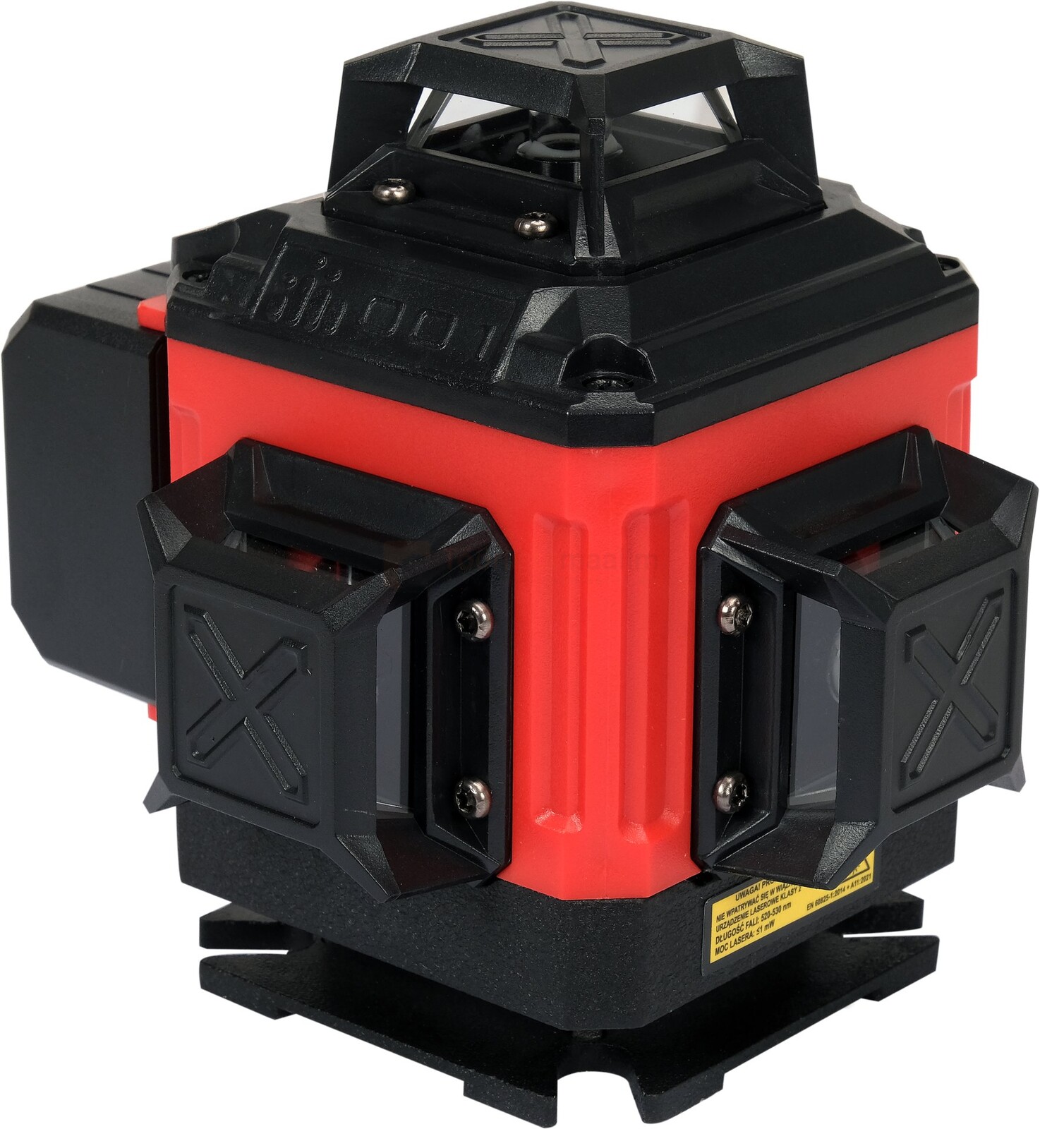 YATO joonlaser 4D, max 25 m, ± 3 mm / 10 m, roheline kiir