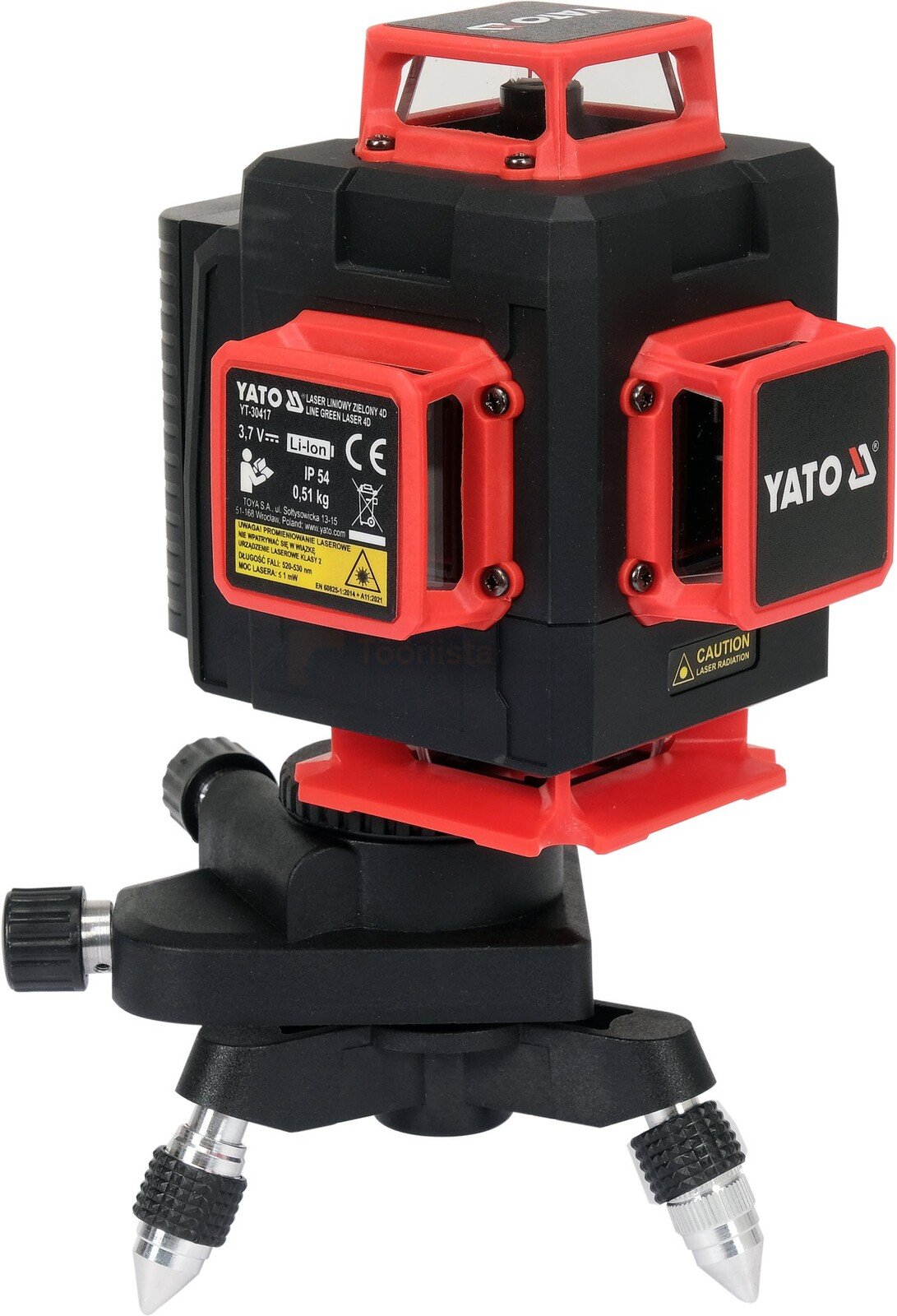 Yato ristjoonlaser 4 x 360° YT-30417 2