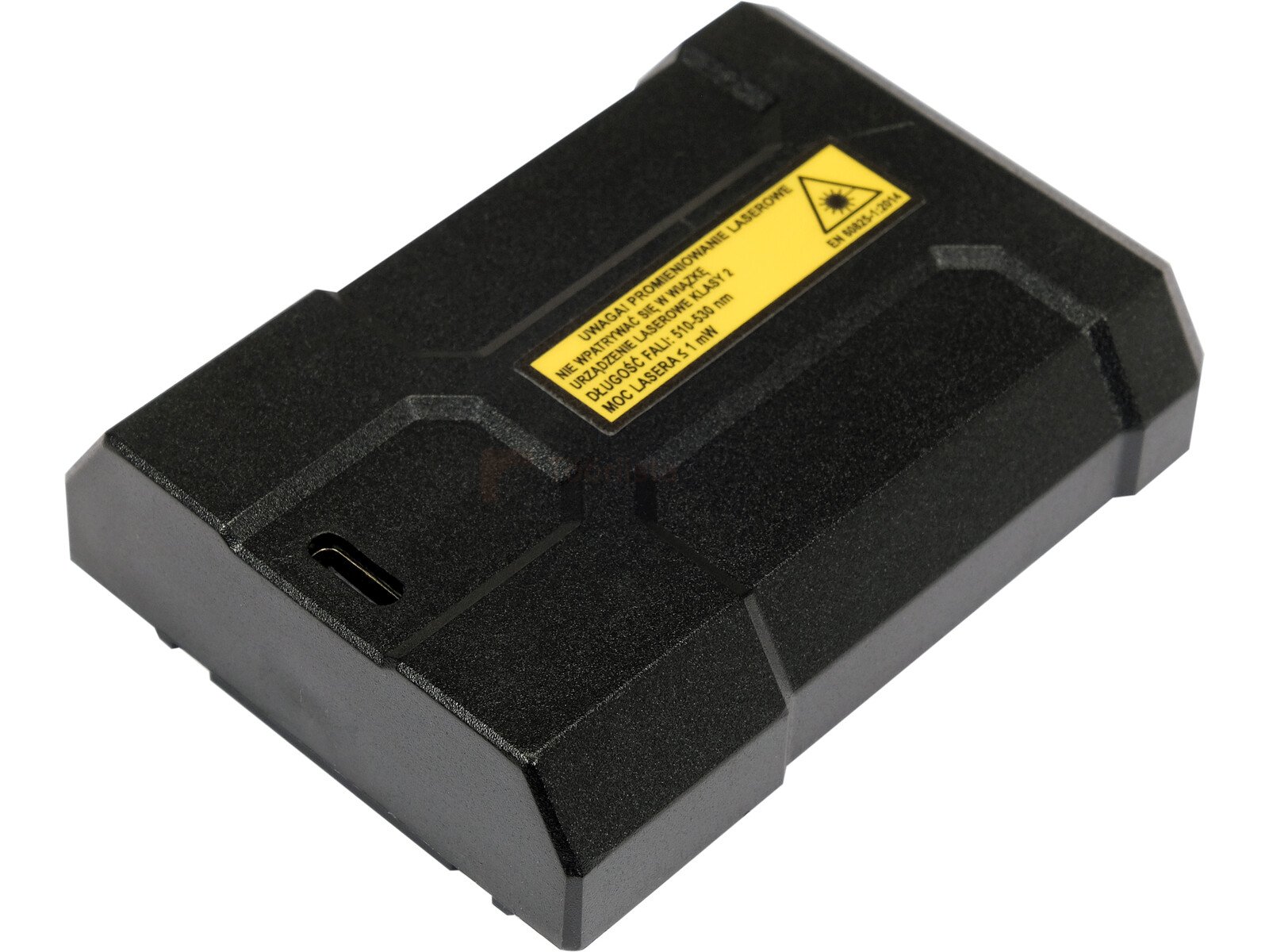 Pildil on Yato YT-30419 aku, mille peal on hoiatus silt.