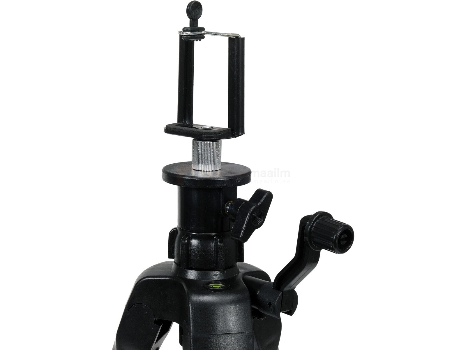 Pildil on Yato statiiv 150 cm, mille külge on kinnitatud telefonihoidja.