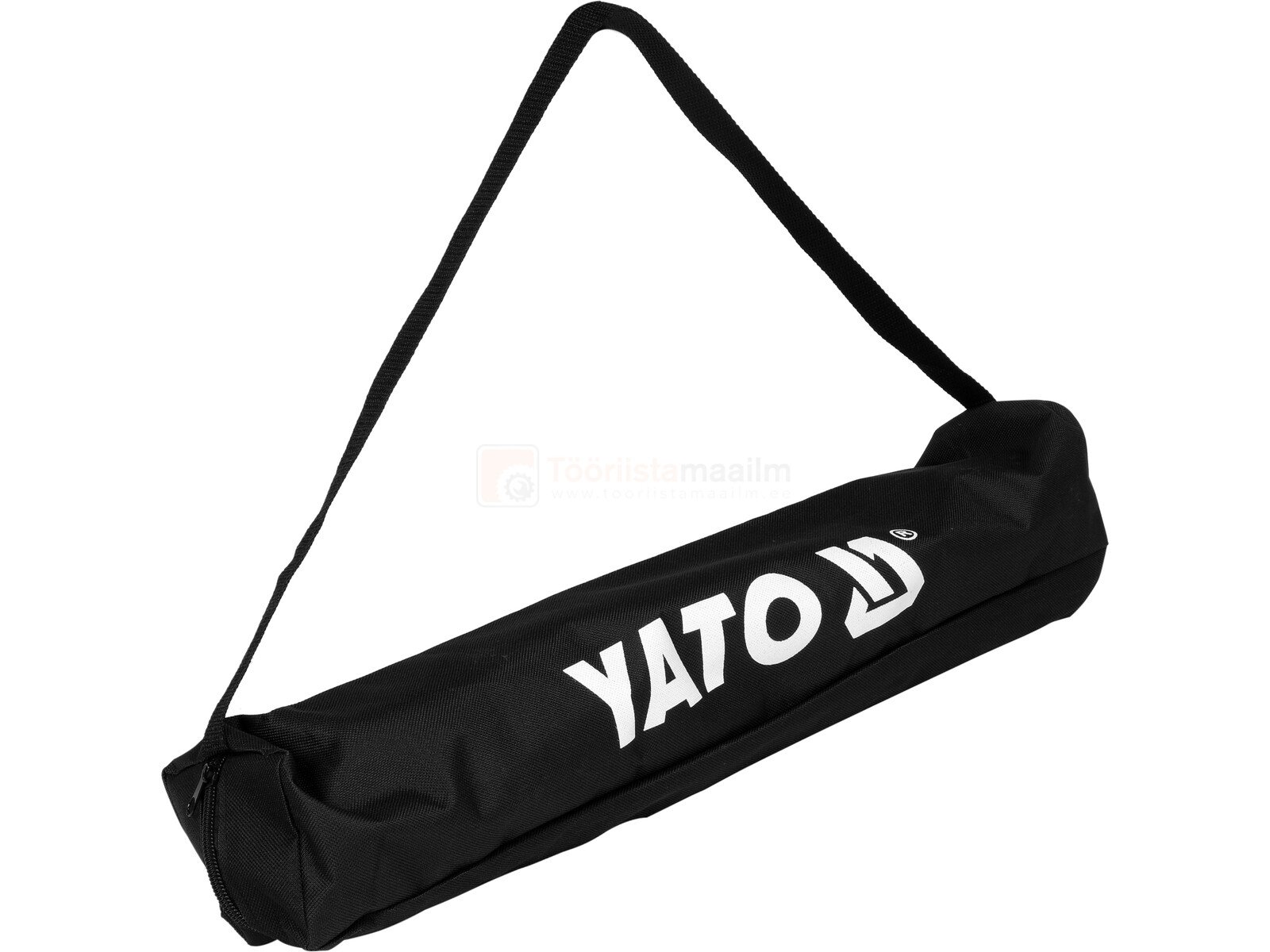 Pildil on must Yato statiivi 150 cm kott, millel on valge Yato logo ja õlarihm.