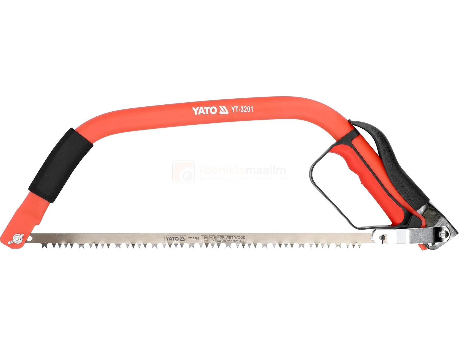 Pildil on oranž YATO vibusaag, millel on mustad detailid ja saetera.