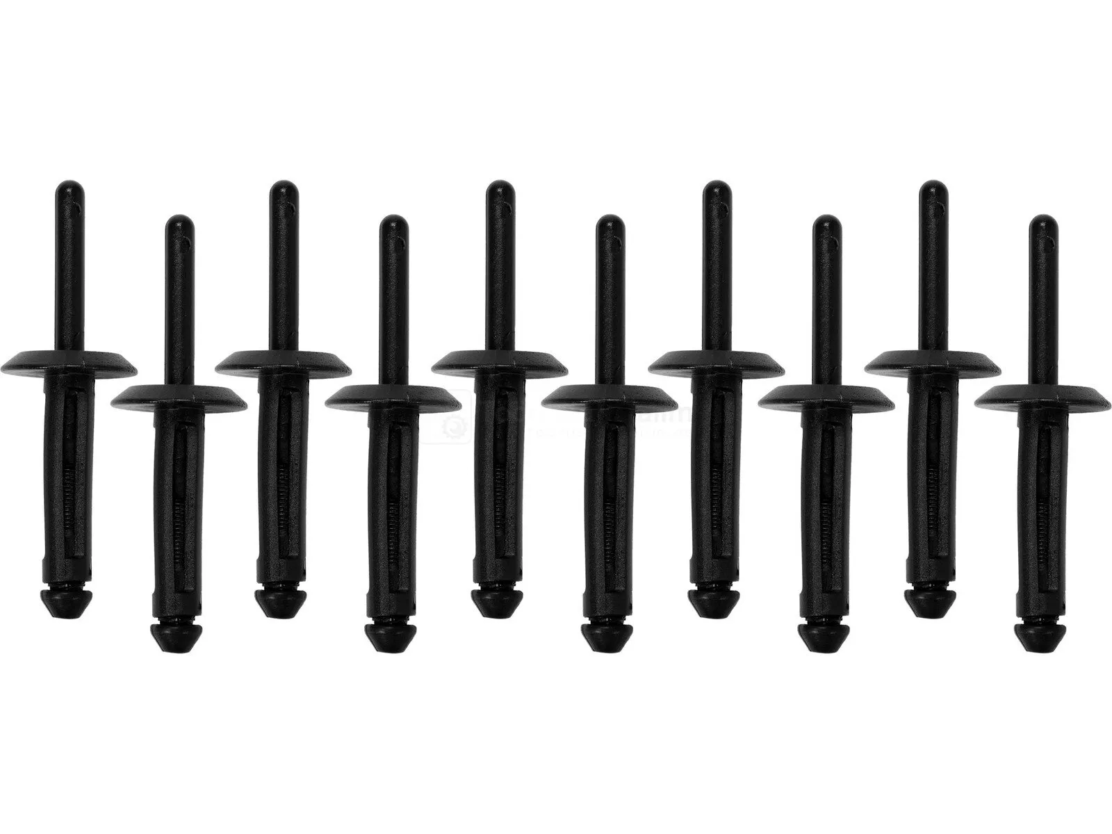 Pildil on mustad YATO plastneedid, mis on paigutatud ritta.