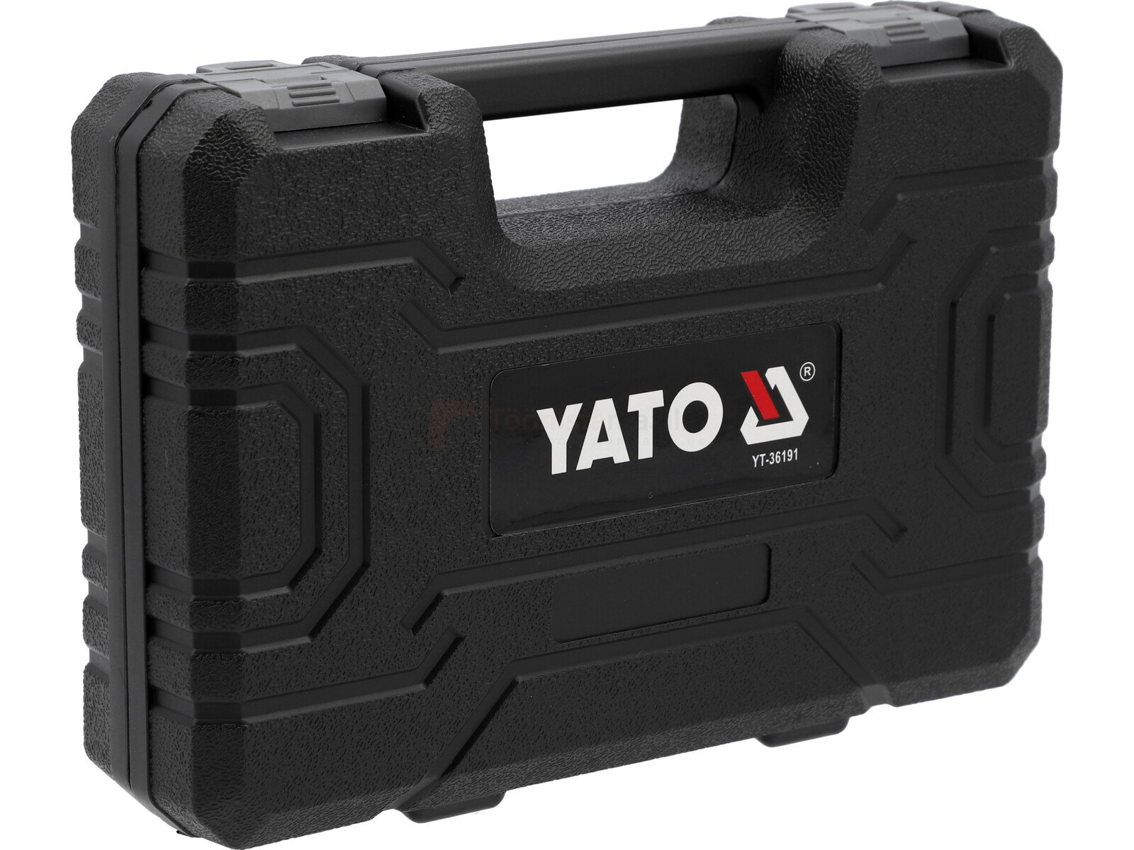 Pildil on must Yato neetimisadapter trellile, mis on pakitud musta kandekohvrisse.