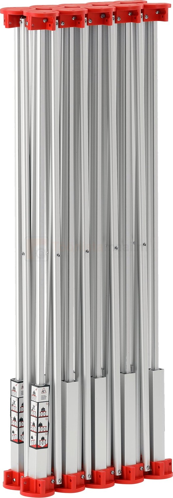 Pildil on näha kokkupandud YATO tööpink, millel on punased otsad ja mis on mõeldud kasutamiseks.