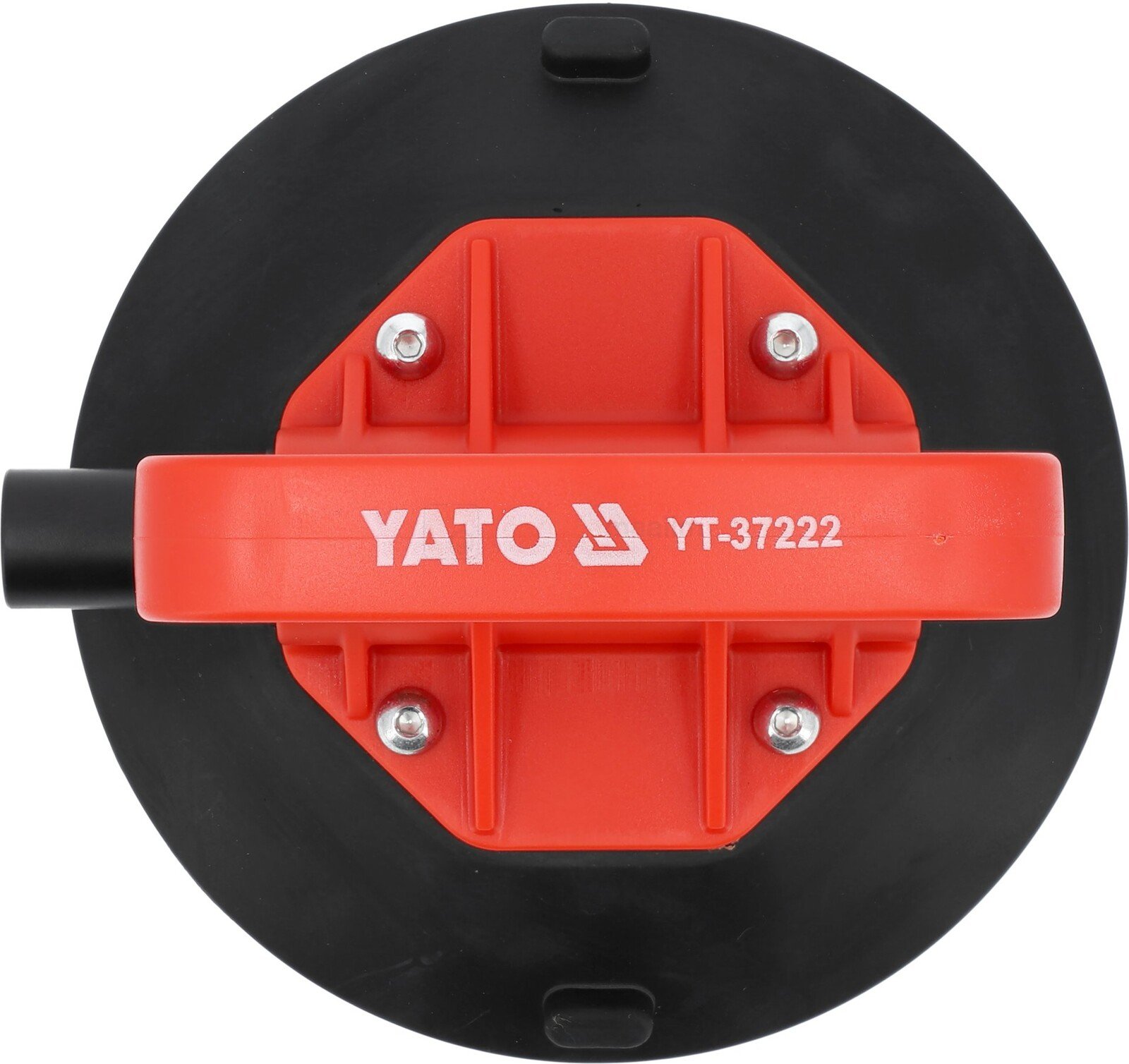 Pildil on Yato iminapp pumbaga, millel on punane käepide ja must iminapp, mis on mõeldud kuni 60 kg raskuse tõstmiseks.