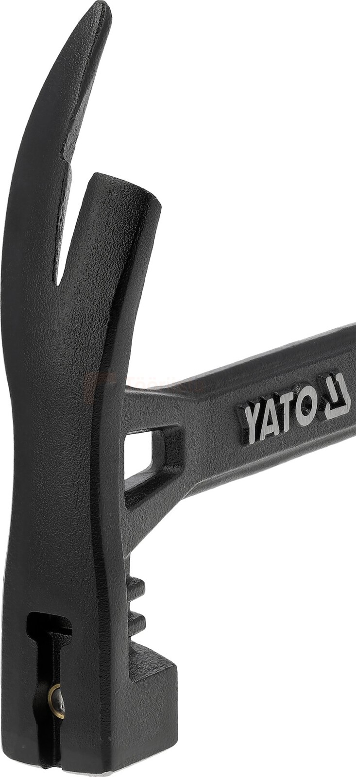 Pildil on must YATO puusepa vasar, millel on näha vasara pea ja käepide.