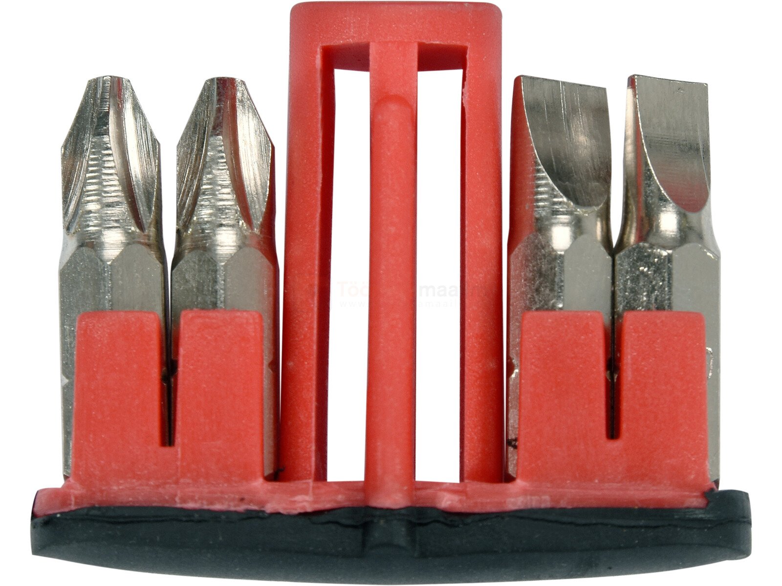 Pildil on YATO multifunktsionaalse kaabitsa komplekt, mis sisaldab erinevaid otsikuid, mis on paigutatud punasesse...