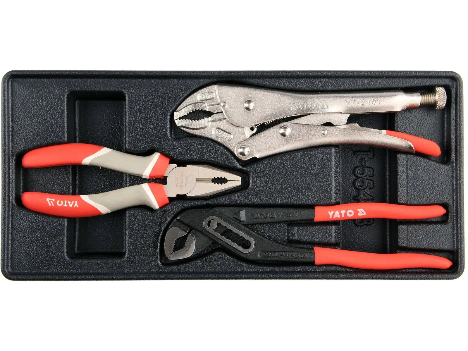 YATO Pliers set, 3-piece YT-55463